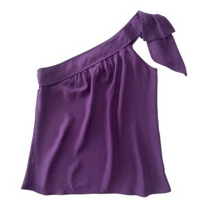 Y2K Silk One Shoulder Top